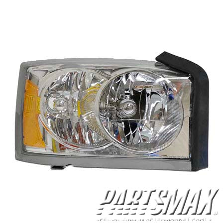 1160 | 2005-2005 DODGE DAKOTA RT Headlamp assy composite w/o bulbs or sockets | CH2503159|55077606AB