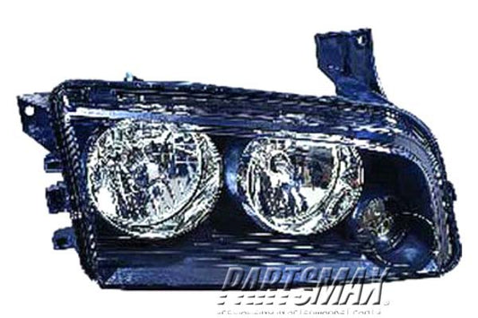 1160 | 2006-2007 DODGE CHARGER RT Headlamp assy composite Halogen; To 11-8-06; Assy | CH2503163|4806164AF