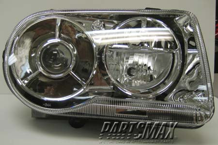 2503 | 2005-2010 CHRYSLER 300 RT Headlamp assy composite 4dr sedan; w/5.7L engine; w/halogen | CH2503167|57010862AA