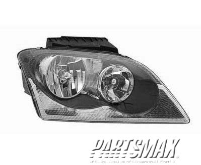 2503 | 2006-2006 CHRYSLER PACIFICA RT Headlamp assy composite Halogen; w/o Projector Type | CH2503168|4857850AE