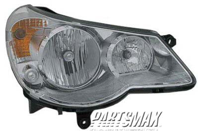 2503 | 2007-2010 CHRYSLER SEBRING RT Headlamp assy composite Type 1; Lens/Housing | CH2503178|5303746AG