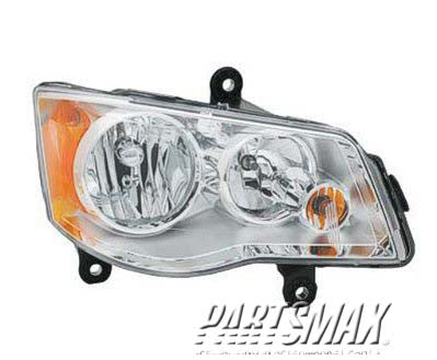 2503 | 2008-2016 CHRYSLER TOWN & COUNTRY RT Headlamp assy composite Halogen; Code LME | CH2503192|5113336AI