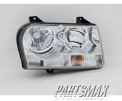 2503 | 2008-2008 CHRYSLER 300 RT Headlamp assy composite all; Halogen; w/o Delay Option | CH2503202|4805756AI