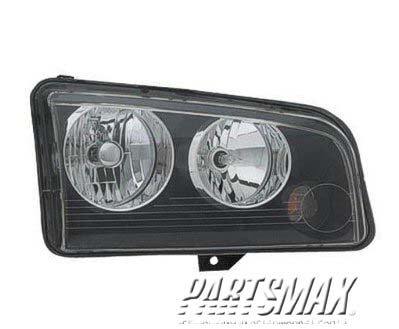 1160 | 2008-2010 DODGE CHARGER RT Headlamp assy composite Halogen; Assy | CH2503206|4806164AK