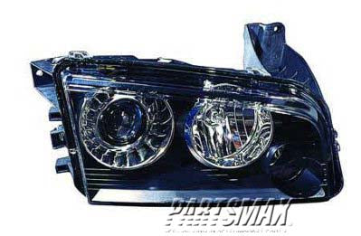 2503 | 2008-2010 DODGE CHARGER RT Headlamp assy composite HID | CH2503216|4806442AB
