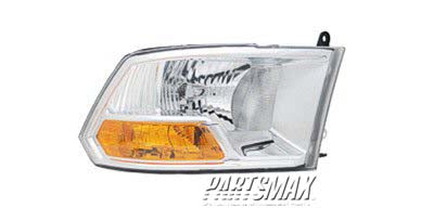 2503 | 2009-2010 DODGE RAM 1500 RT Headlamp assy composite w/o Quad Lamps | CH2503217|55277410AG