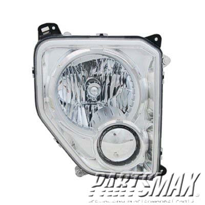 1160 | 2008-2009 JEEP LIBERTY RT Headlamp assy composite w/o Fog Lamps; Oval Bulb Shield | CH2503221|57010170AE