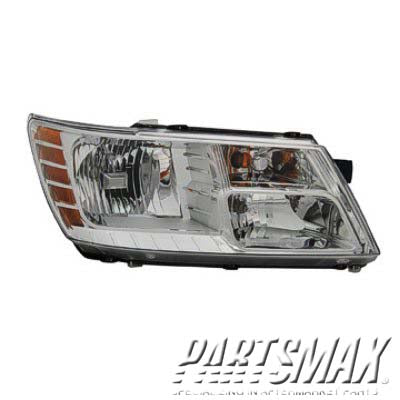 1160 | 2009-2020 DODGE JOURNEY RT Headlamp assy composite Code LME; Chrome Trim | CH2503222|5116288AD