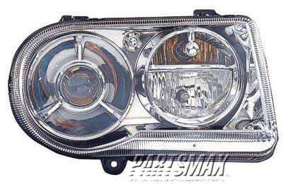 1160 | 2009-2010 CHRYSLER 300 RT Headlamp assy composite 300; Halogen; w/Delay Option; From 11-1-08 | CH2503226|57010862AA