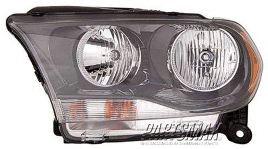 2503 | 2011-2013 DODGE DURANGO RT Headlamp assy composite Halogen; Black Trim | CH2503229|68084076AC