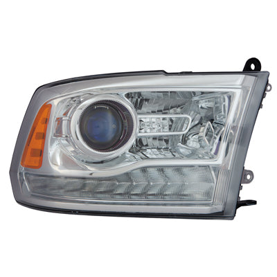 2503 | 2013-2015 RAM 2500 RT Headlamp assy composite Halogen; Projector Type; Chrome Bezel | CH2503244|68093216AD