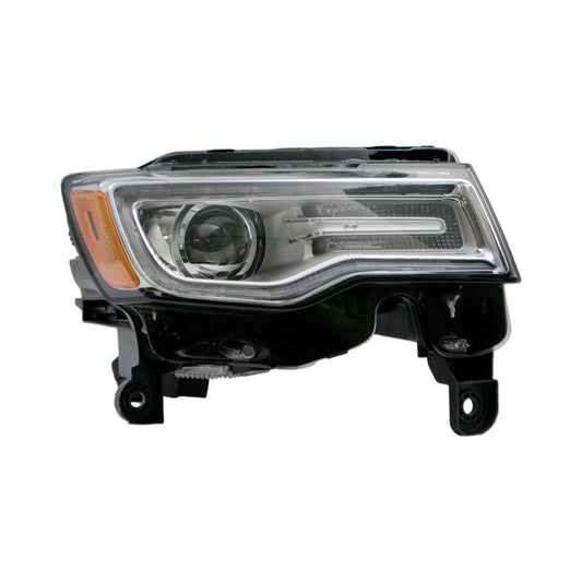 2503 | 2014-2015 JEEP GRAND CHEROKEE RT Headlamp assy composite LAREDO|LIMITED|OVERLAND|SUMMIT; HID; w/o Adaptive Headlamps; Projector Type | CH2503252|68111000AM