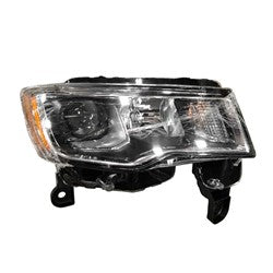 2503 | 2017-2021 JEEP GRAND CHEROKEE RT Headlamp assy composite Std Type; Chrome | CH2503297|68289234AF