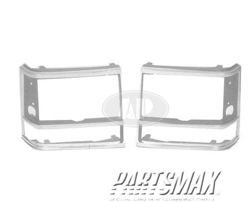 2512 | 1990-1990 CHRYSLER TOWN & COUNTRY LT Headlamp door w/composite lamps | CH2512106|4388215