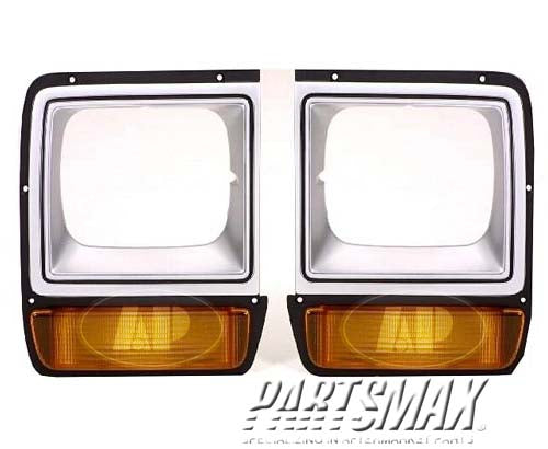 2512 | 1986-1990 DODGE W250 LT Headlamp door black | CH2512122|4249811