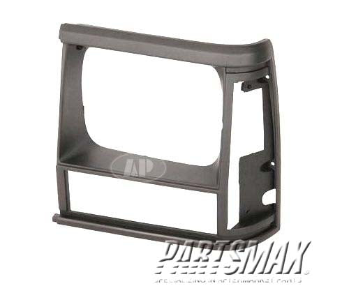 2512 | 1991-1996 JEEP CHEROKEE LT Headlamp door w/single lamps; black & bright | CH2512123|55034079