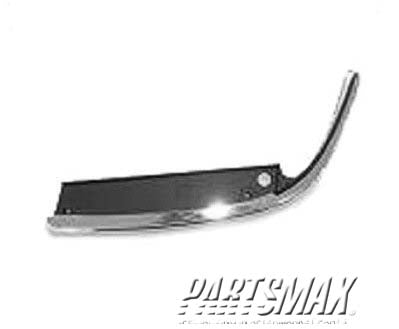 2512 | 1991-1995 DODGE CARAVAN LT Headlamp door upper molding; bright | CH2512158|4451743