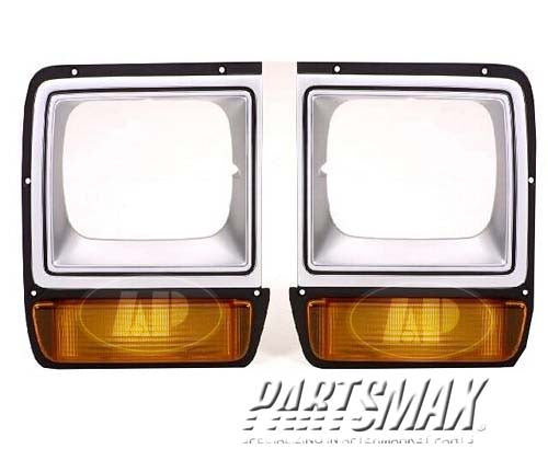 2513 | 1986-1990 DODGE W150 RT Headlamp door black | CH2513122|4249810