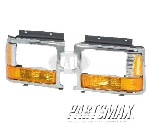2513 | 1991-1996 DODGE DAKOTA RT Headlamp door w/composite lamp; w/lens; bright | CH2513153|56003350