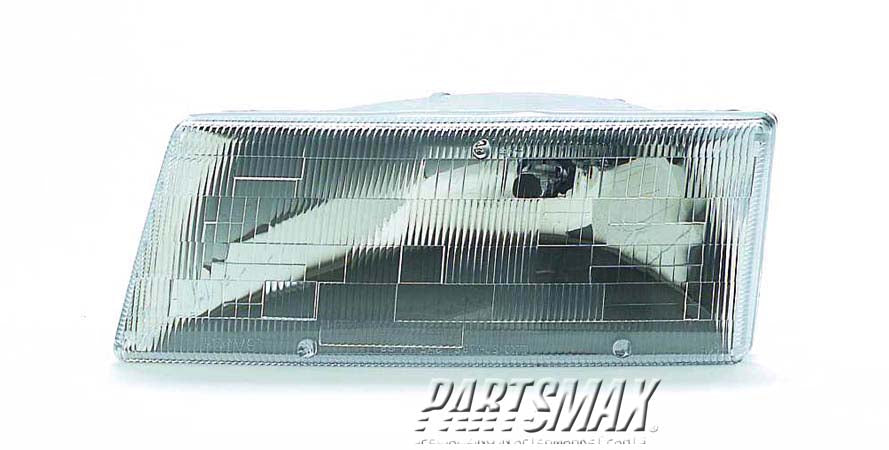 2518 | 1989-1994 DODGE SHADOW LT Headlamp lens/housing all | CH2518103|4451509