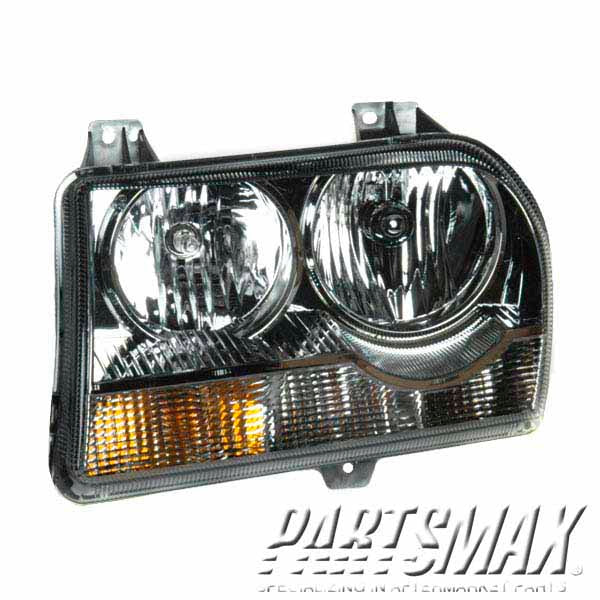 1171 | 2005-2007 CHRYSLER 300 LT Headlamp lens/housing w/2.7L or 3.5L engine | CH2518111|4805757AH