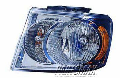 2518 | 2007-2009 DODGE DURANGO LT Headlamp lens/housing all | CH2518121|55078017AI