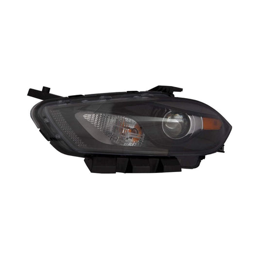 2518 | 2016-2016 DODGE DART LT Headlamp lens/housing Halogen; Code LMC; Code MFA; Black Bezel | CH2518150|68292805AA
