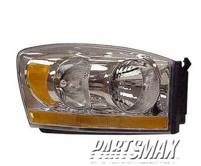 2519 | 2006-2006 DODGE RAM 3500 RT Headlamp lens/housing  | CH2519114|55077794AD