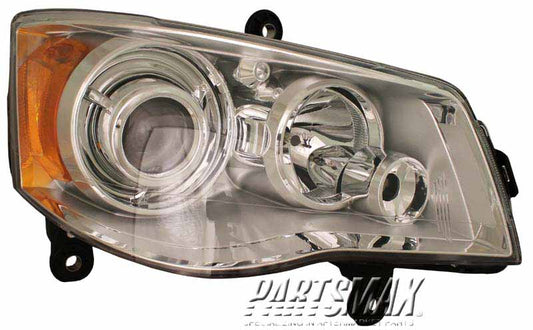 2519 | 2008-2016 CHRYSLER TOWN & COUNTRY RT Headlamp lens/housing HID; North America Spec (Code LMP) | CH2519126|5113334AF