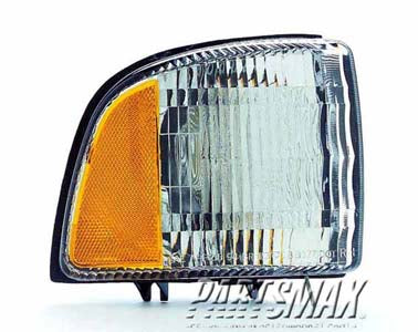 2521 | 1999-2002 DODGE RAM 3500 RT Parklamp assy except Sport; includes marker/signal lamp | CH2521119|55054772AD