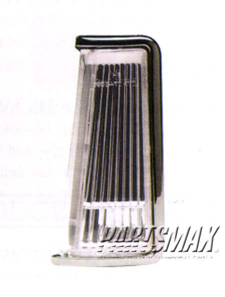2550 | 1987-1990 DODGE CARAVAN LT Front marker lamp assy w/composite headlamps | CH2550104|4321921