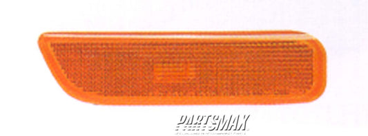 2551 | 1995-1999 DODGE NEON RT Front marker lamp assy front cover mounted; w/amber lens | CH2551116|5303034