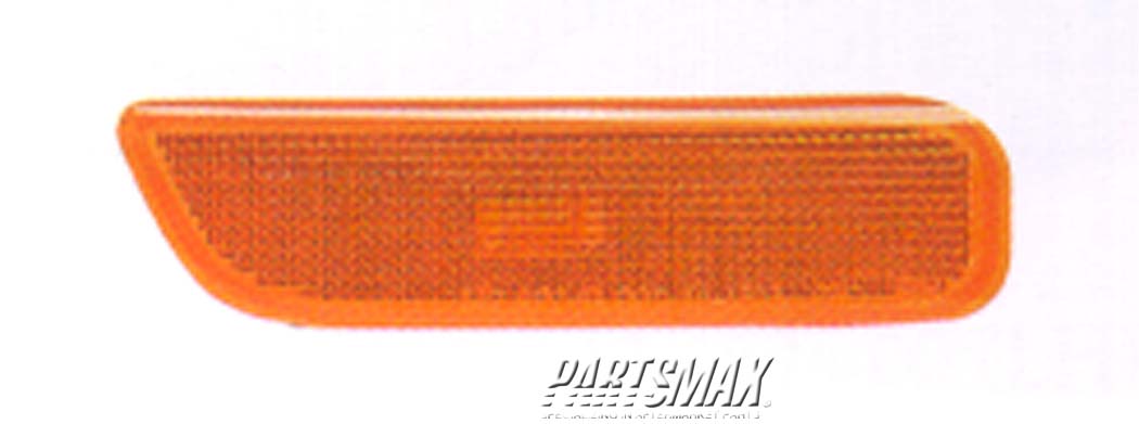 2551 | 1995-1999 PLYMOUTH NEON RT Front marker lamp assy front cover mounted; w/amber lens | CH2551116|5303034