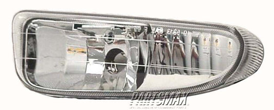 2592 | 2001-2002 DODGE NEON LT Fog lamp assy w/bulb shield | CH2592106|5303473AC