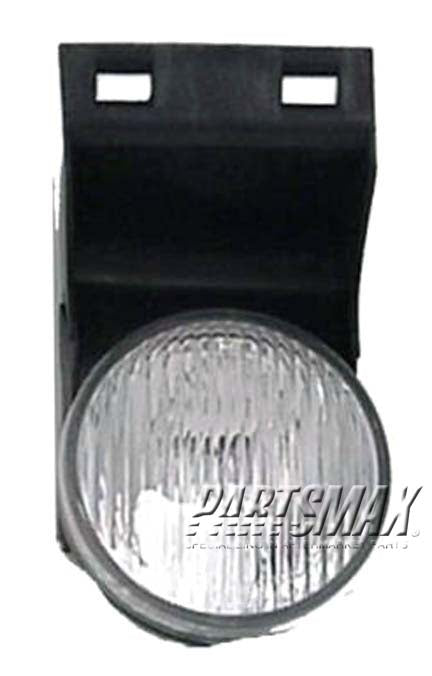 2593 | 1994-1998 DODGE RAM 3500 RT Fog lamp assy 3-inch diameter | CH2593109|55055180