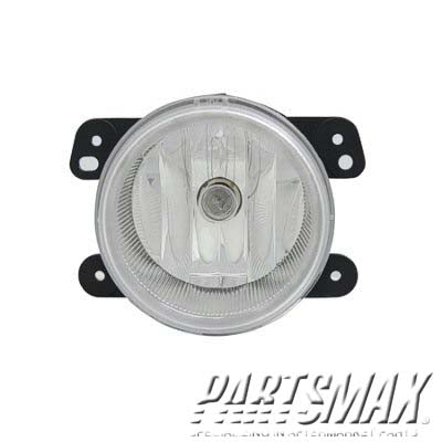 2594 | 2010-2017 JEEP WRANGLER RT Fog lamp lens/housing RH=LH; Factory Installed | CH2594103|5182026AA