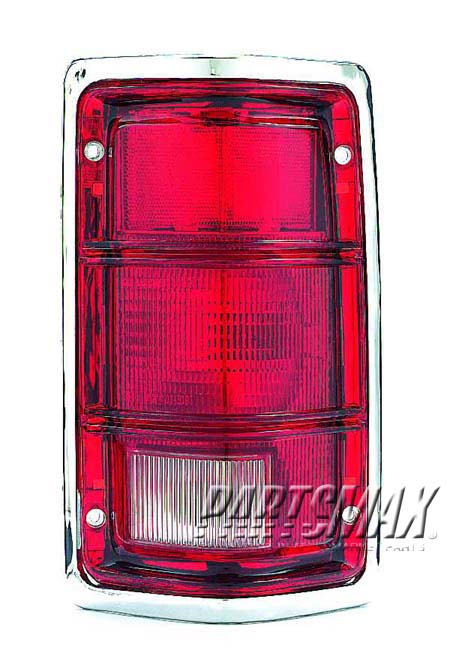 2800 | 1988-1992 DODGE DAKOTA LT Taillamp assy w/SE pkg; from 11/27/87; w/bright rim | CH2800110|4482577