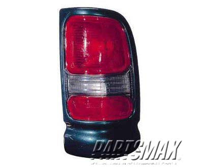 2800 | 1999-2001 DODGE RAM 2500 LT Taillamp assy w/Sport package; forest green | CH2800132|5EK45SG8AC