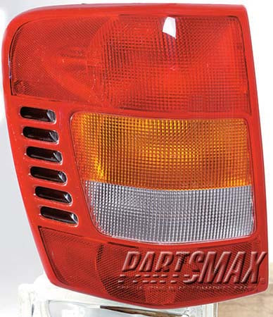 2070 | 1999-2002 JEEP GRAND CHEROKEE LT Taillamp assy Grand Cherokee; To 11-01; Complete Assy | CH2800138|55155139AC-PFM