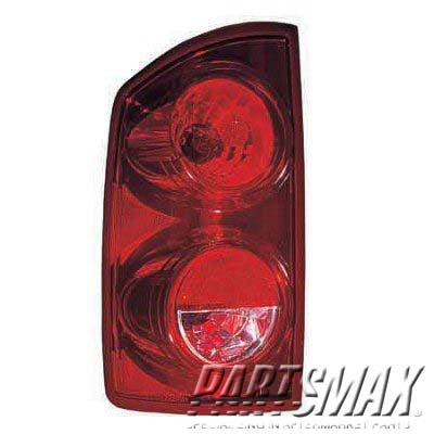 2800 | 2007-2008 DODGE RAM 2500 LT Taillamp assy NEW STYLE | CH2800165|55277303AC