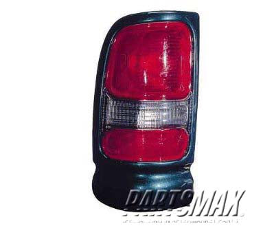 2801 | 1994-2001 DODGE RAM 2500 RT Taillamp assy w/Sport package; forest green | CH2801132|5EK44SG8AC