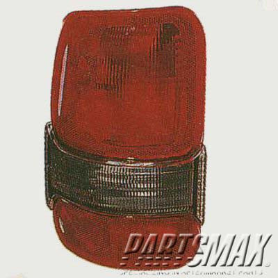 2801 | 1994-2001 DODGE RAM 3500 RT Taillamp assy w/Sport package; white | CH2801134|5EK44GW7AC