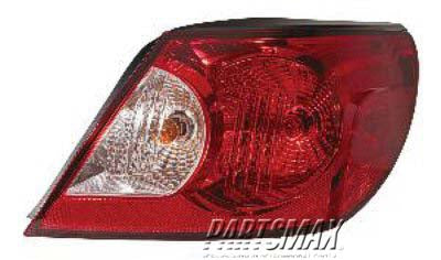 2805 | 2008-2008 CHRYSLER SEBRING RT Taillamp assy outer Convertible | CH2805101|5178170AE