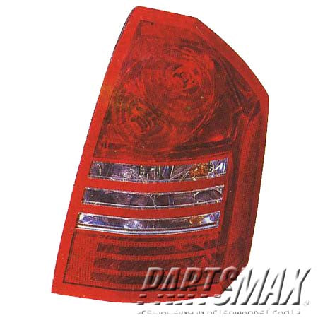 2818 | 2005-2007 CHRYSLER 300 LT Taillamp lens/housing 5.7L|6.1L; Hemi Engine | CH2818103|4805853AE