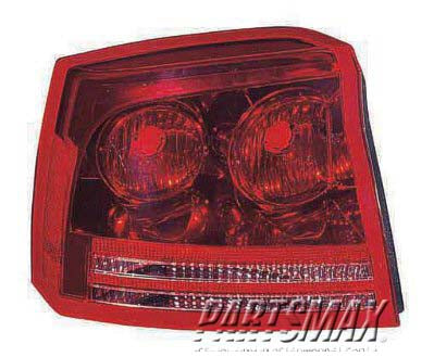 2818 | 2006-2008 DODGE CHARGER LT Taillamp lens/housing all | CH2818105|5174407AA