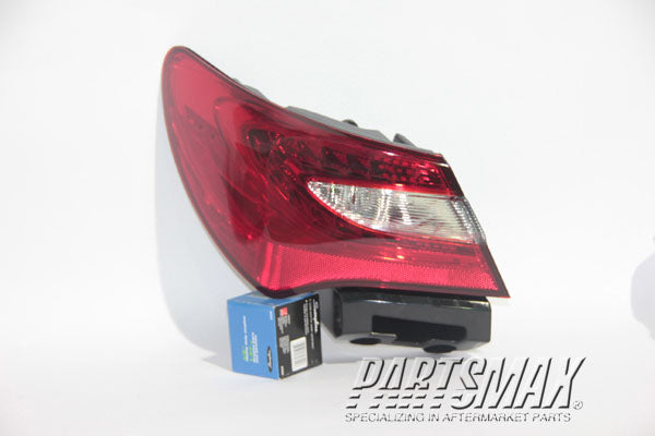 2220 | 2011-2014 CHRYSLER 200 LT Taillamp lens/housing Sedan | CH2818131|5182525AE