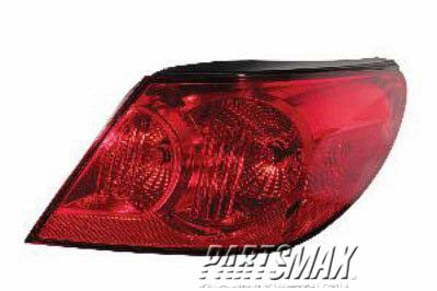 2819 | 2009-2010 CHRYSLER SEBRING RT Taillamp lens/housing Convertible; On Body | CH2819128|5113610AA