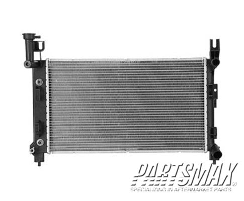 3010 | 1993-1994 DODGE CARAVAN Radiator assembly w/3.0L V6 engine; w/standard cooling | CH3010171|4644364AB
