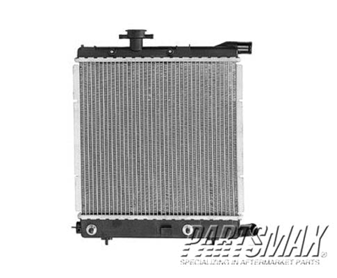 3010 | 1991-1992 PLYMOUTH VOYAGER Radiator assembly w/3.3L V6 engine; w/air cond | CH3010174|4401804