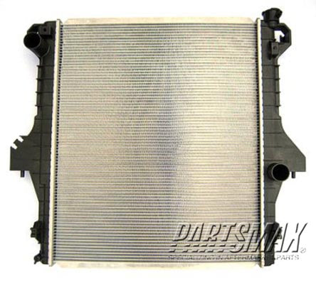 2870 | 2005-2005 DODGE RAM 1500 Radiator assembly w/8.3L V10 gas engine | CH3010325|5290803AB